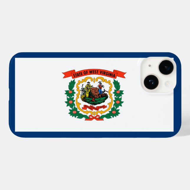 West Virginia Case-Mate iPhone Hülle (Rückseite (Horizontal))