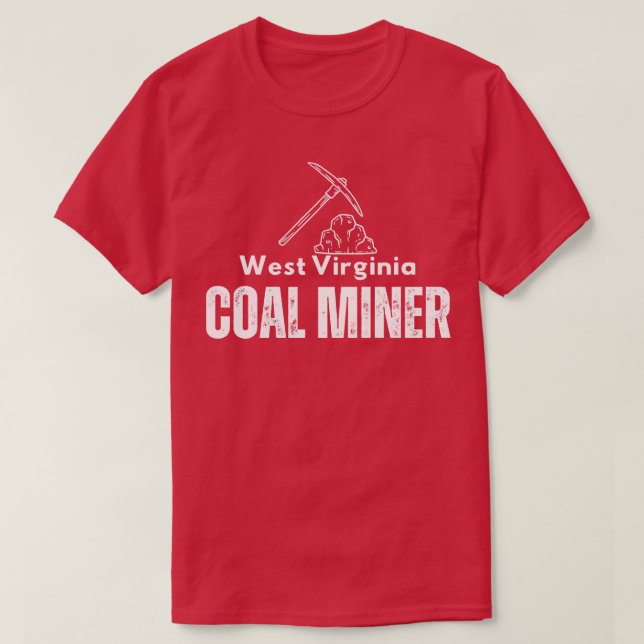 West Virginia Coal Miner T-Shirt (Design vorne)