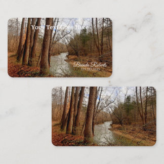 West Virginia Creek Fotografy Business Cards Visitenkarte