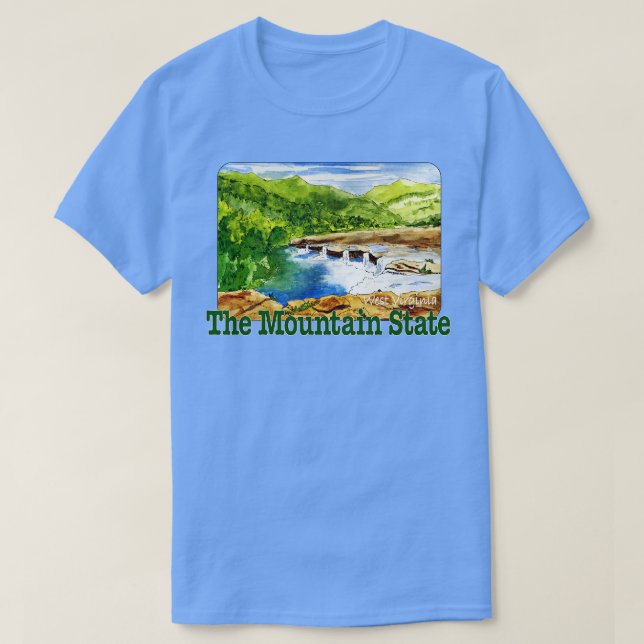 West Virginia Der Staat T-Shirt (Design vorne)