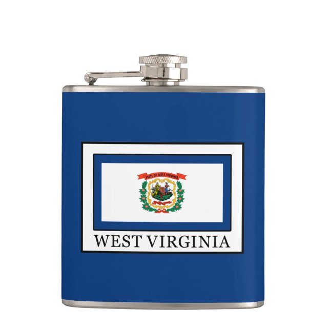 West Virginia Flachmann (Vorderseite)
