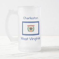 West Virginia Flag Map City Tasse