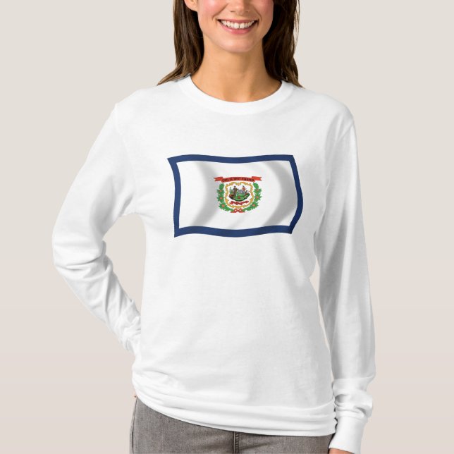 West Virginia Flag Shirt (Vorderseite)