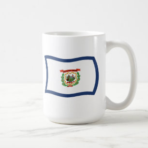 West Virginia Flagge Tasse