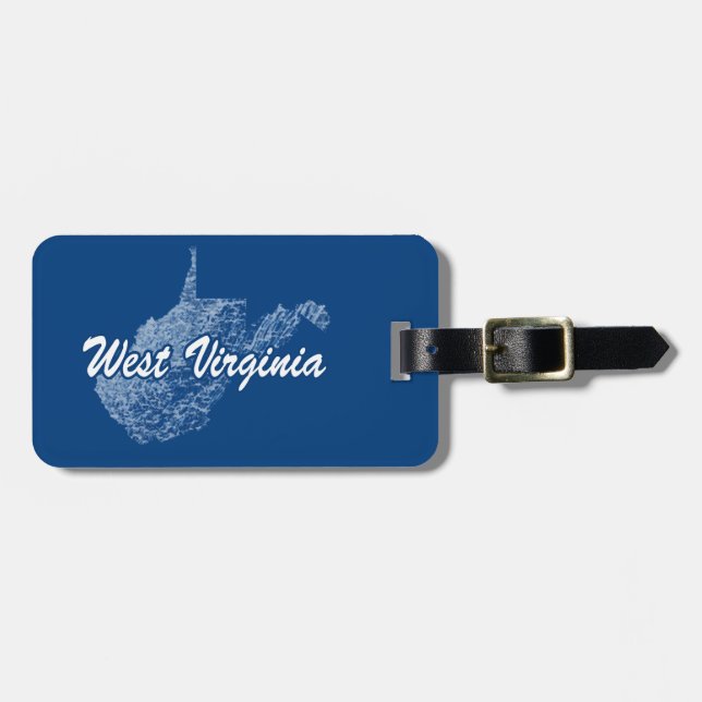 West Virginia Gepäckanhänger (Vorderseite horizontal)