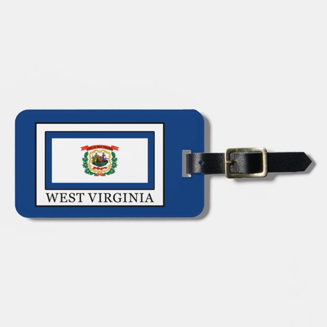 West Virginia Gepäckanhänger (Vorderseite horizontal)