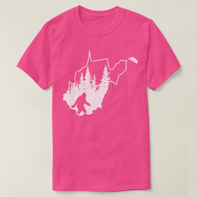 West Virginia Geschenk T-Shirt (Design vorne)