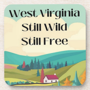 West Virginia Getränkeuntersetzer