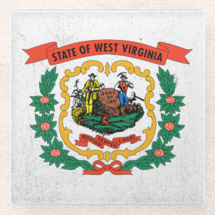 West Virginia Glasuntersetzer