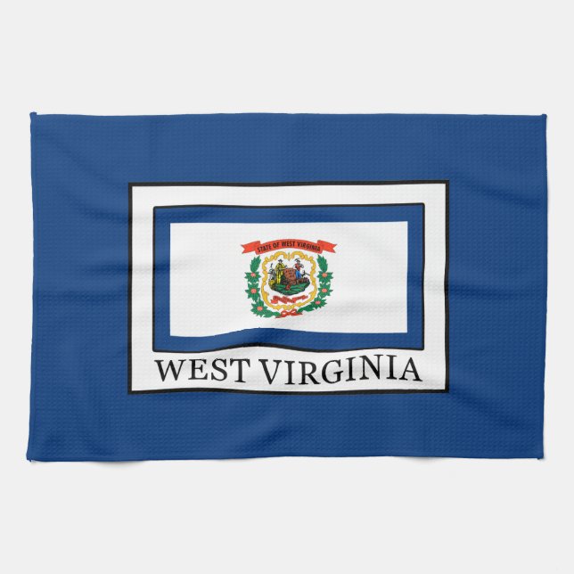 West Virginia Handtuch (Horizontal)