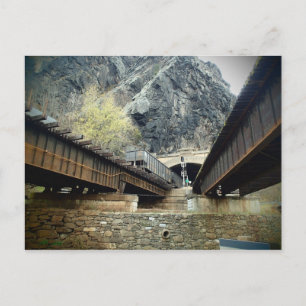 West Virginia Harper's Ferry Bridge Postkarte