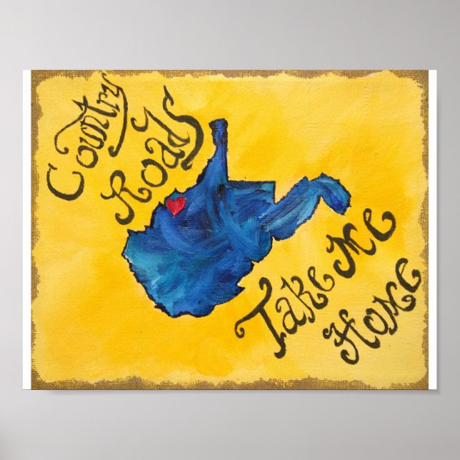 West Virginia hat mein Herz Poster (Vorne)