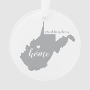 West Virginia Heimat Personalisiertes Ornament