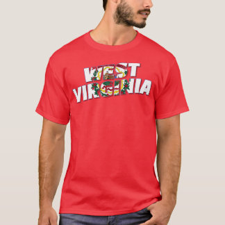 West Virginia im Vintage-Stil retro Souvenir 2 T-Shirt