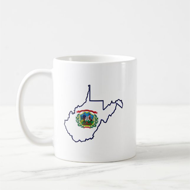 West Virginia Kaffeetasse (Links)