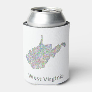 West Virginia Karte Dosenkühler