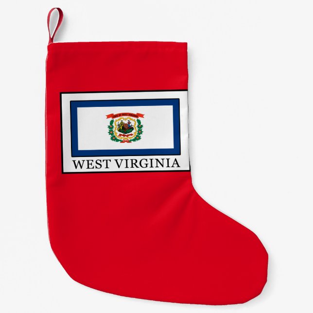 West Virginia Kleiner Weihnachtsstrumpf (Vorderseite)