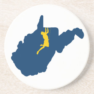 West Virginia Klettern Getränkeuntersetzer