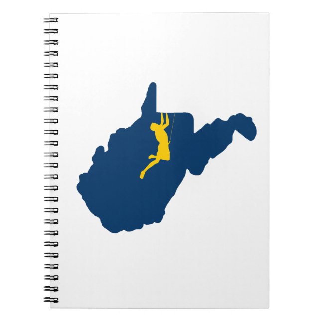 West Virginia Klettern Notizblock (Vorderseite)