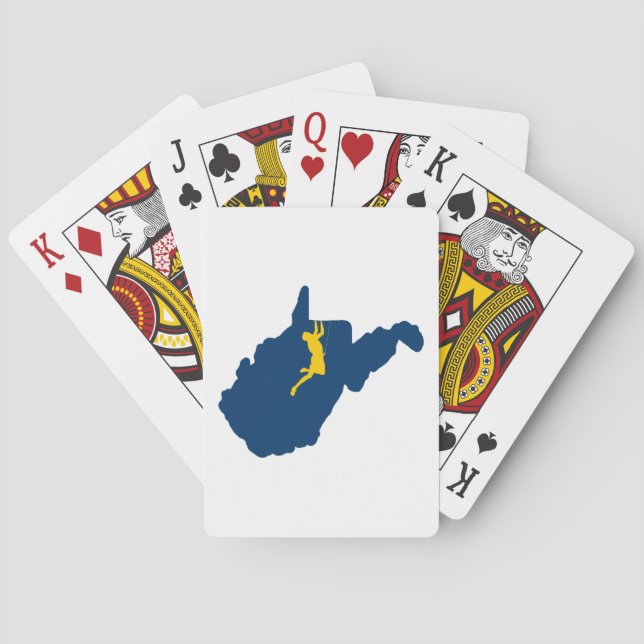 West Virginia Klettern Spielkarten (Rückseite)