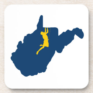 West Virginia Klettern Untersetzer