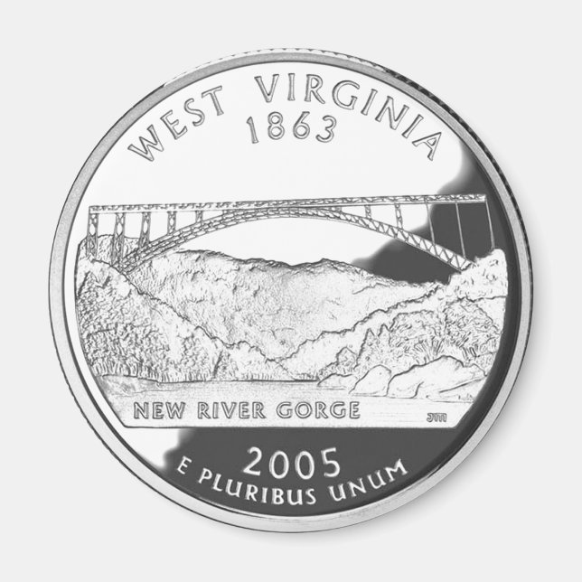 West Virginia Magnet (Vorne)