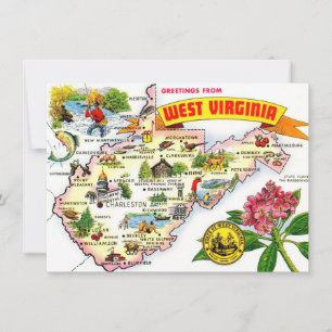 West Virginia Map Moving Ankündigung