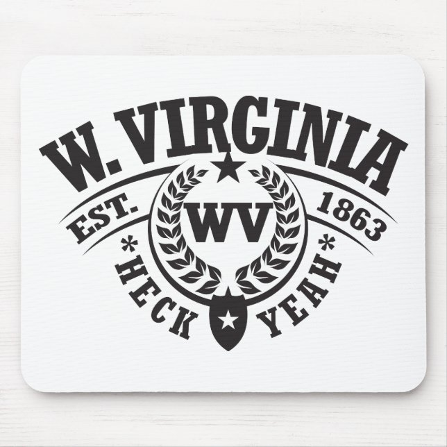 West Virginia, Mist ja, Est. 1863 Mousepad (Vorne)