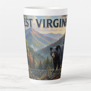 West Virginia Mountain State Wildlife-Geschenk Milchtasse