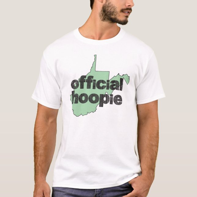 West Virginia Offiziell Hoopie Fun Hillbilly T-Shirt (Vorderseite)