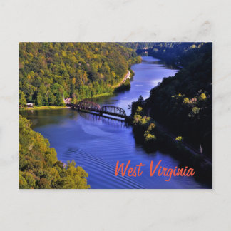 West Virginia Postcard Postkarte