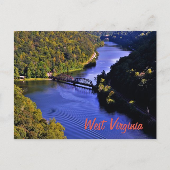 West Virginia Postcard Postkarte (Vorderseite)