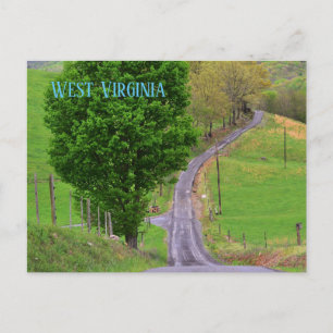 West Virginia Postcard Postkarte