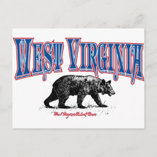 West Virginia Postkarte
