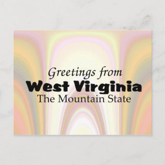 West Virginia Postkarte