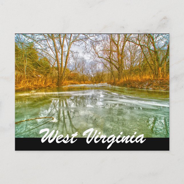WEST VIRGINIA POSTKARTE (Vorderseite)
