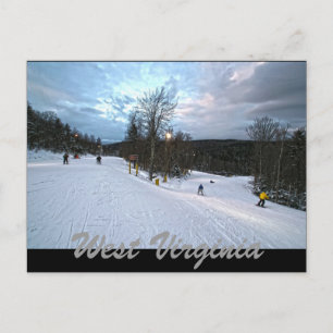 WEST VIRGINIA POSTKARTE