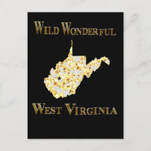 WEST VIRGINIA POSTKARTE