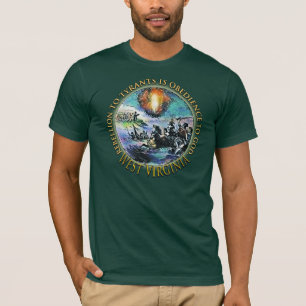 West Virginia Rebellion gegen Tyrants Patriot Shir T-Shirt