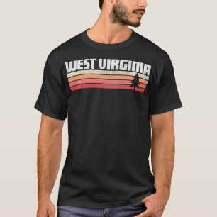 West Virginia Retro Style Vintager 70er 80er 90s G T-Shirt