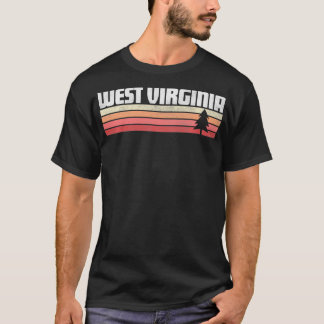 West Virginia Retro Style Vintager 70er 80er 90s G T-Shirt