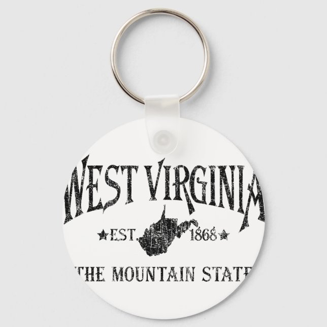 West Virginia Schlüsselanhänger (Vorderseite)