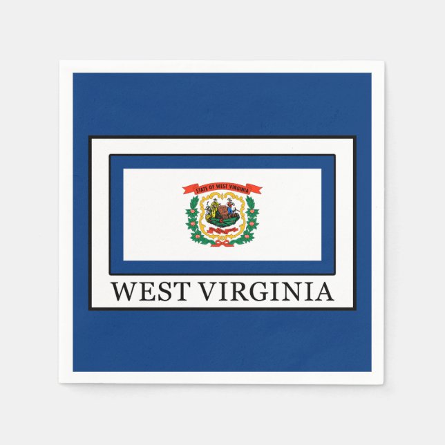 West Virginia Serviette (Vorderseite)