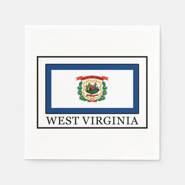 West Virginia Serviette (Vorderseite)