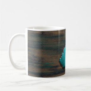 West Virginia Shape Aquamarin Kaffeetasse