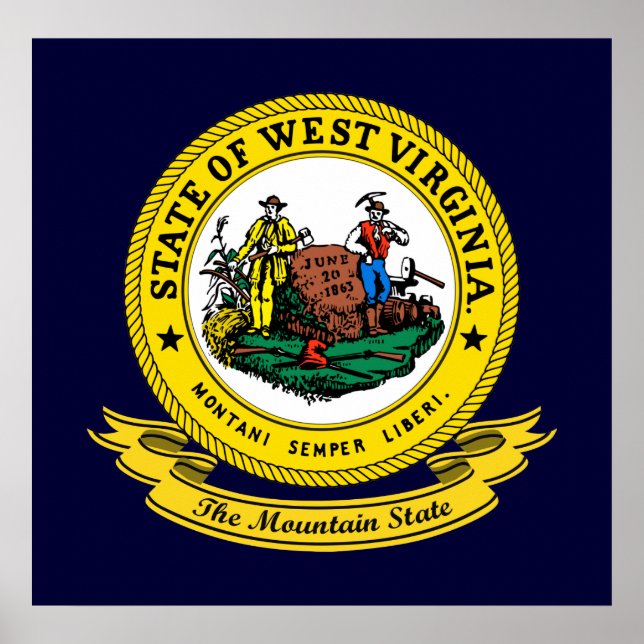 West Virginia Siegel Poster (Vorne)