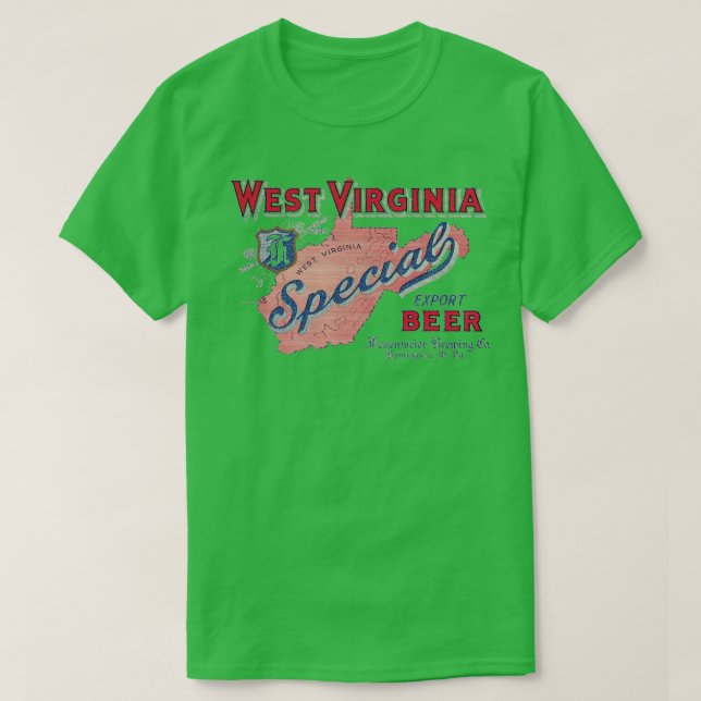 West Virginia Special Export Ber Retro Defunktiona T-Shirt (Design vorne)