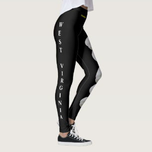 West Virginia Staat Rhododendron Blume Leggings