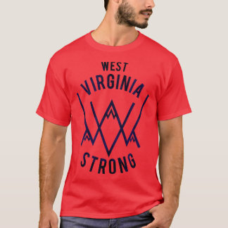West Virginia starkes lila T-Shirt
