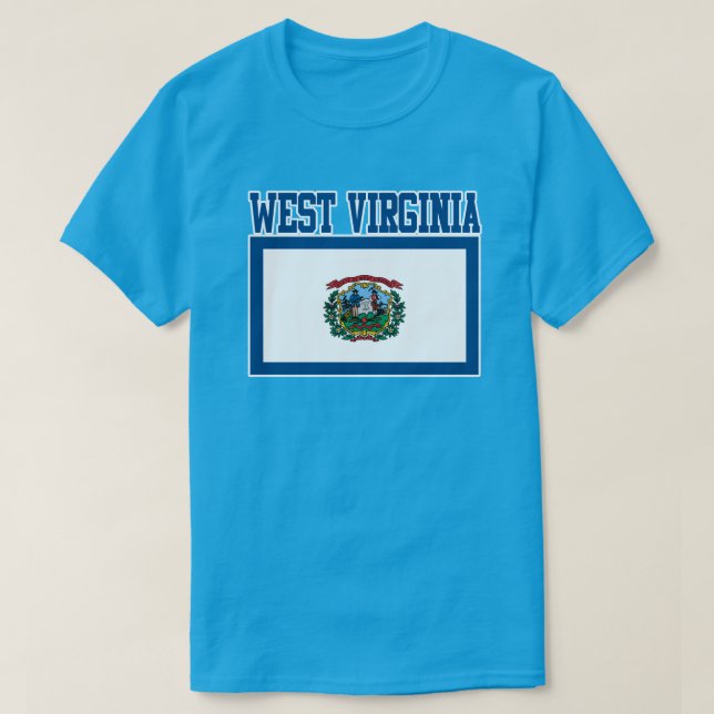 West Virginia State Flag T - Shirt (Design vorne)
